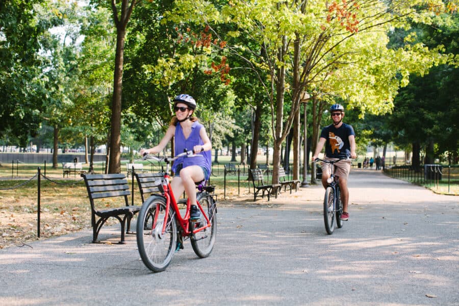 self guided bike tour dc