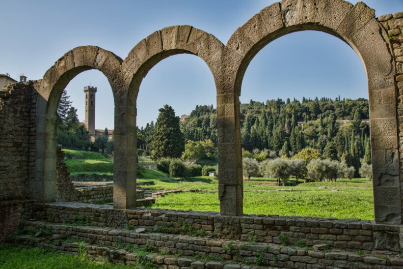 Roman ruins in Fiesole