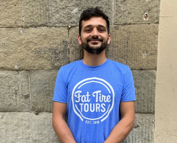 Manuel, the fat Tire tours guide in florence